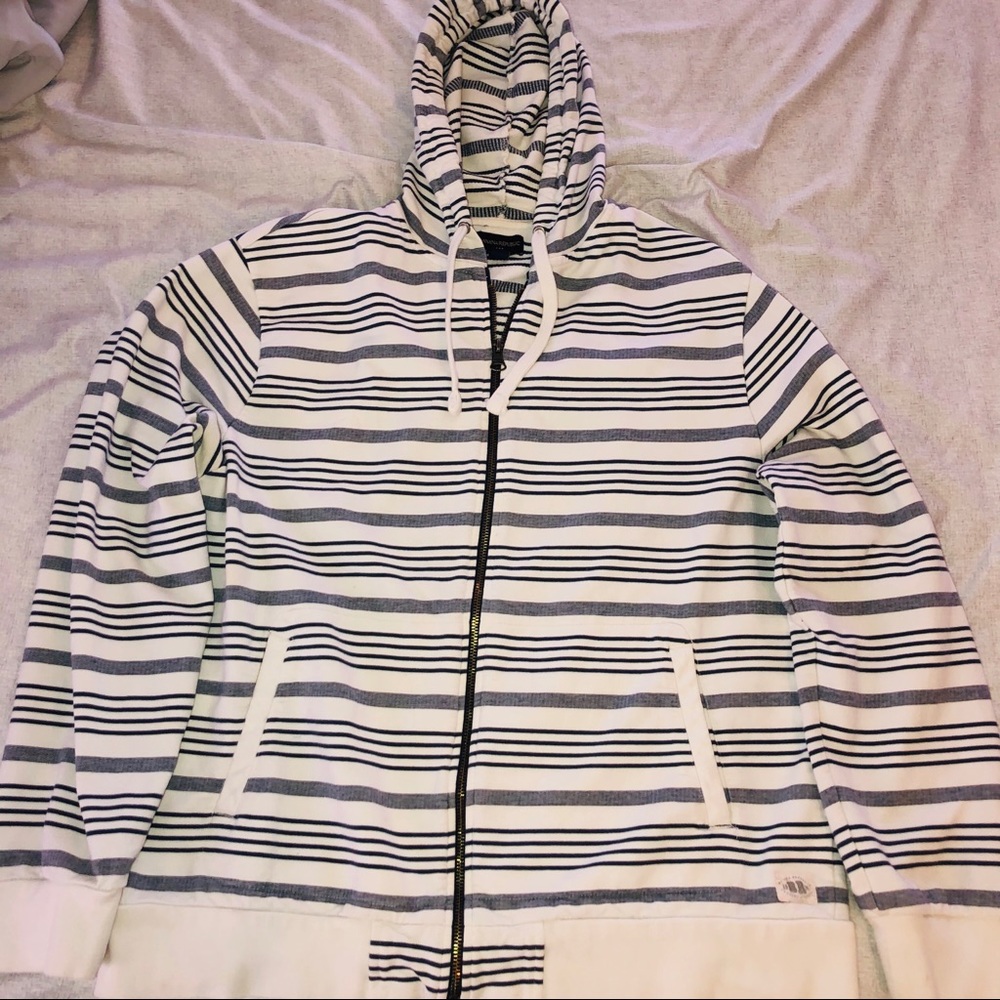 Banana Republic Men’s XL White/Blue Beach Hoodie